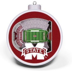 image:imageYouTheFan NCAA 3D StadiumView OrnamentMississippi State Bulldogs