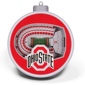 image:imageYouTheFan NCAA 3D StadiumView OrnamentOhio State Buckeyes