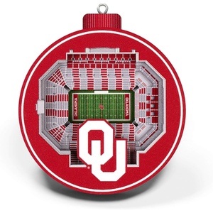 image:imageYouTheFan NCAA 3D StadiumView OrnamentOklahoma Sooners
