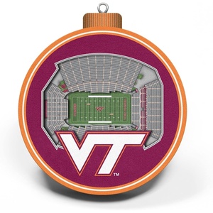 image:imageYouTheFan NCAA 3D StadiumView OrnamentVirginia Tech Hokies