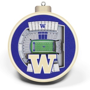 image:imageYouTheFan NCAA 3D StadiumView OrnamentWashington Huskies