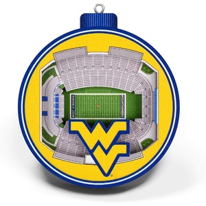 image:imageYouTheFan NCAA 3D StadiumView OrnamentWest Virginia Mountaineers