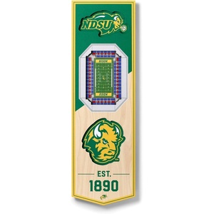 image:imageYouTheFan NCAA Arizona Wildcats 3D Stadium 6x19 Banner  McKale Memorial CenterNorth Dakota State Bison