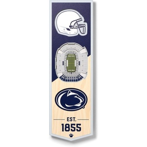 image:imageYouTheFan NCAA Arizona Wildcats 3D Stadium 6x19 Banner  McKale Memorial CenterPenn State Nittany Lions