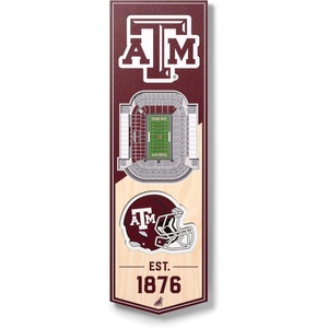 image:imageYouTheFan NCAA Arizona Wildcats 3D Stadium 6x19 Banner  McKale Memorial CenterTexas AM Aggies