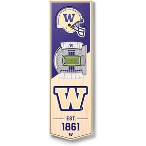 image:imageYouTheFan NCAA Arizona Wildcats 3D Stadium 6x19 Banner  McKale Memorial CenterWashington Huskies