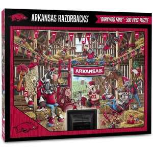image:imageYouTheFan NCAA Barnyard Fans 500pc PuzzleArkansas Razorbacks