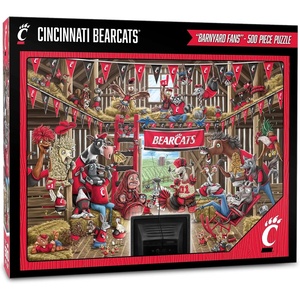 image:imageYouTheFan NCAA Barnyard Fans 500pc PuzzleCincinnati Bearcats