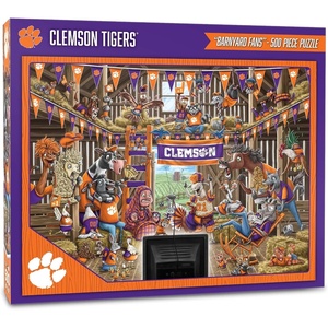 image:imageYouTheFan NCAA Barnyard Fans 500pc PuzzleClemson Tigers