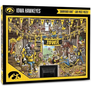 image:imageYouTheFan NCAA Barnyard Fans 500pc PuzzleIowa Hawkeyes