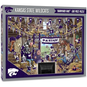image:imageYouTheFan NCAA Barnyard Fans 500pc PuzzleKansas State Wildcats