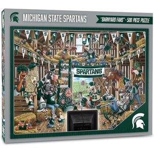 image:imageYouTheFan NCAA Barnyard Fans 500pc PuzzleMichigan State Spartans