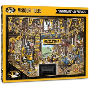 image:imageYouTheFan NCAA Barnyard Fans 500pc PuzzleMissouri Tigers