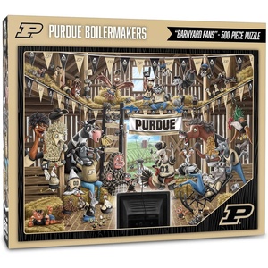 image:imageYouTheFan NCAA Barnyard Fans 500pc PuzzlePurdue Boilermakers