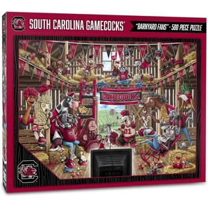 image:imageYouTheFan NCAA Barnyard Fans 500pc PuzzleSouth Carolina Gamecocks