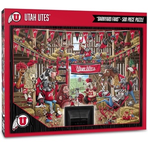 image:imageYouTheFan NCAA Barnyard Fans 500pc PuzzleUtah Utes