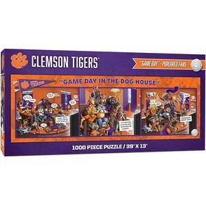 image:imageYouTheFan NCAA Game Day in the Dog House  1000pc PuzzleClemson Tigers