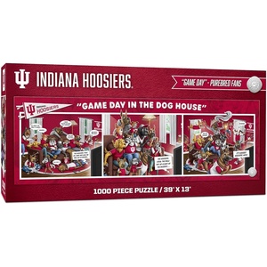 image:imageYouTheFan NCAA Game Day in the Dog House  1000pc PuzzleIndiana Hoosiers