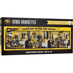 image:imageYouTheFan NCAA Game Day in the Dog House  1000pc PuzzleIowa Hawkeyes