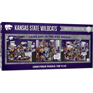 image:imageYouTheFan NCAA Game Day in the Dog House  1000pc PuzzleKansas State Wildcats