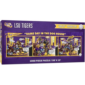 image:imageYouTheFan NCAA Game Day in the Dog House  1000pc PuzzleLSU Tigers