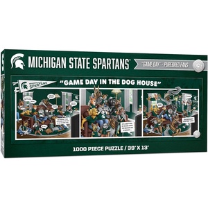 image:imageYouTheFan NCAA Game Day in the Dog House  1000pc PuzzleMichigan State Spartans