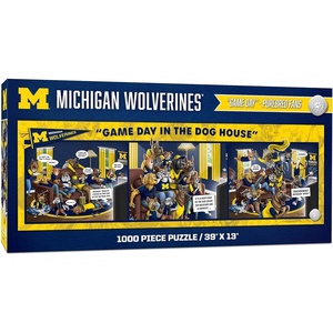 image:imageYouTheFan NCAA Game Day in the Dog House  1000pc PuzzleMichigan Wolverines