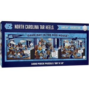 image:imageYouTheFan NCAA Game Day in the Dog House  1000pc PuzzleNorth Carolina Tar Heels