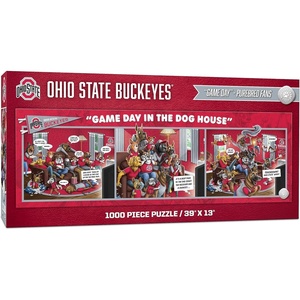 image:imageYouTheFan NCAA Game Day in the Dog House  1000pc PuzzleOhio State Buckeyes