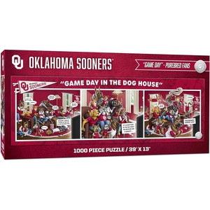 image:imageYouTheFan NCAA Game Day in the Dog House  1000pc PuzzleOklahoma Sooners