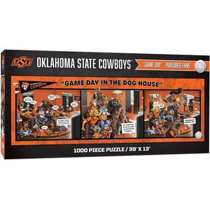 image:imageYouTheFan NCAA Game Day in the Dog House  1000pc PuzzleOklahoma State Cowboys