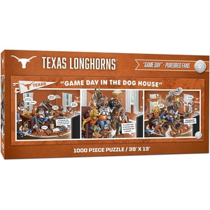 image:imageYouTheFan NCAA Game Day in the Dog House  1000pc PuzzleTexas Longhorns