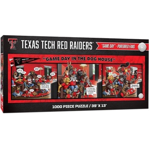 image:imageYouTheFan NCAA Game Day in the Dog House  1000pc PuzzleTexas Tech Red Raiders