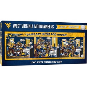 image:imageYouTheFan NCAA Game Day in the Dog House  1000pc PuzzleWest Virginia Mountaineers
