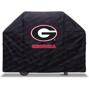 image:imageYouTheFan NCAA Heavy Duty Waterproof Grill Cover  UV Resistant Durable Polyester BBQ Cover Weatherproof Protection for Outdoor Gas or Charcoal Grills for Grills up to 5 WideGeorgia Bulldogs