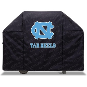 image:imageYouTheFan NCAA Heavy Duty Waterproof Grill Cover  UV Resistant Durable Polyester BBQ Cover Weatherproof Protection for Outdoor Gas or Charcoal Grills for Grills up to 5 WideNorth Carolina Tar Heels