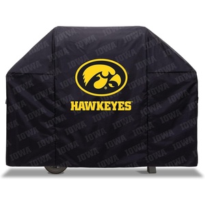 image:imageYouTheFan NCAA Heavy Duty Waterproof Grill Cover  UV Resistant Durable Polyester BBQ Cover Weatherproof Protection for Outdoor Gas or Charcoal Grills for Grills up to 5 WideIowa Hawkeyes