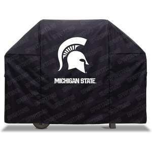 image:imageYouTheFan NCAA Heavy Duty Waterproof Grill Cover  UV Resistant Durable Polyester BBQ Cover Weatherproof Protection for Outdoor Gas or Charcoal Grills for Grills up to 5 WideMichigan State Spartans