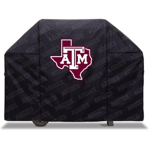 image:imageYouTheFan NCAA Heavy Duty Waterproof Grill Cover  UV Resistant Durable Polyester BBQ Cover Weatherproof Protection for Outdoor Gas or Charcoal Grills for Grills up to 5 WideTexas AM Aggies