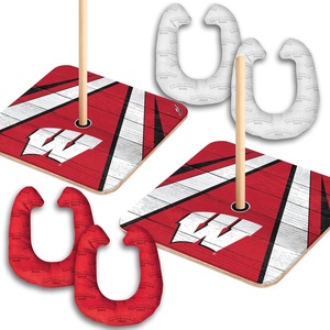 image:imageYouTheFan NCAA HorseShoe Bags GameWisconsin Badgers
