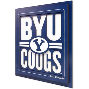 image:imageYouTheFan NCAA North Carolina Tar Heels Slogan Series 3D Wall ArtBYU Cougars
