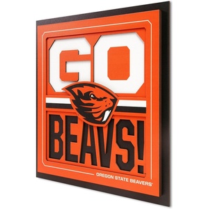 image:imageYouTheFan NCAA North Carolina Tar Heels Slogan Series 3D Wall ArtOregon State Beavers