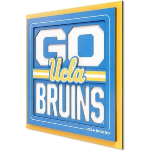 image:imageYouTheFan NCAA North Carolina Tar Heels Slogan Series 3D Wall ArtUCLA Bruins