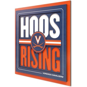 image:imageYouTheFan NCAA North Carolina Tar Heels Slogan Series 3D Wall ArtVirginia Cavaliers