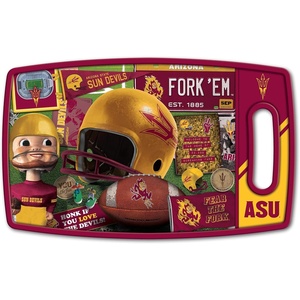 image:imageYouTheFan NCAA Retro Series Cutting BoardArizona State Sun Devils