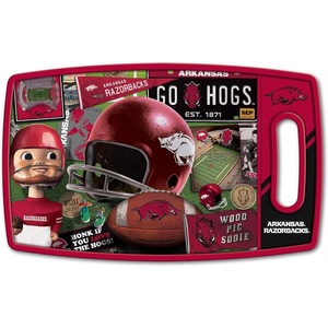 image:imageYouTheFan NCAA Retro Series Cutting BoardArkansas Razorbacks