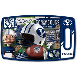 image:imageYouTheFan NCAA Retro Series Cutting BoardBYU Cougars