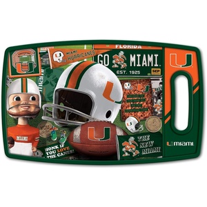 image:imageYouTheFan NCAA Retro Series Cutting BoardMiami Hurricanes