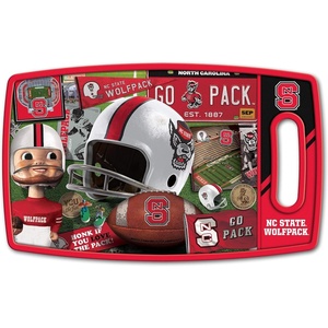 image:imageYouTheFan NCAA Retro Series Cutting BoardNC State Wolfpack