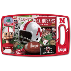 image:imageYouTheFan NCAA Retro Series Cutting BoardNebraska Cornhuskers